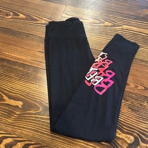 Champion Girl’s L 10-12Y Black Believe Athletic Leggings